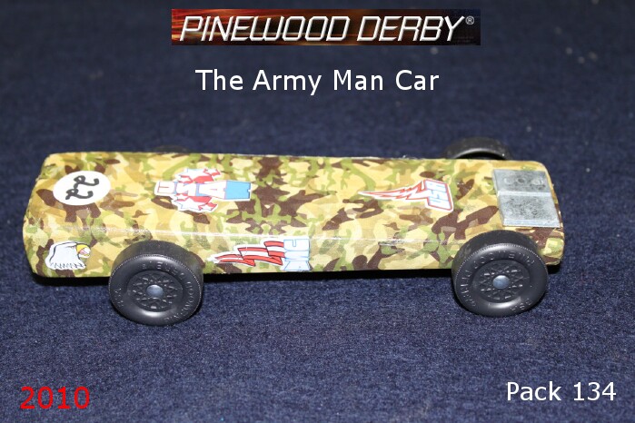 2010 Pinewood Derby Car 2, Our cars for this year's Pinewoo…